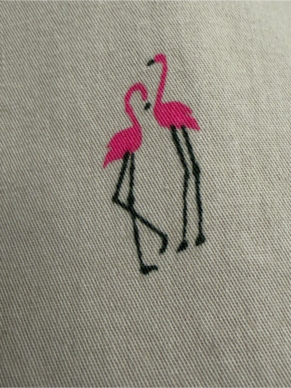 croft & barrow Beige Skort with Pink Flamingo Print - Picture 7 of 11